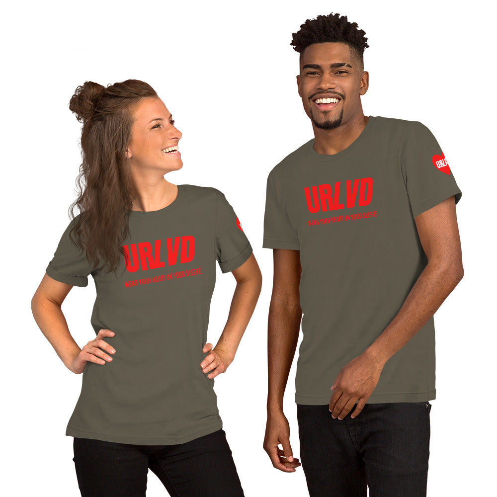 URLVD UNISEX "HEART ON SLEEVE" TEE